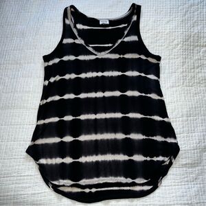 Peyton Jensen Tie Dye Striped Sleeveless Tank Top XS